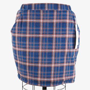 Uniqlo Japan x Vivi Fleece Checked Warmer Mini Skirt